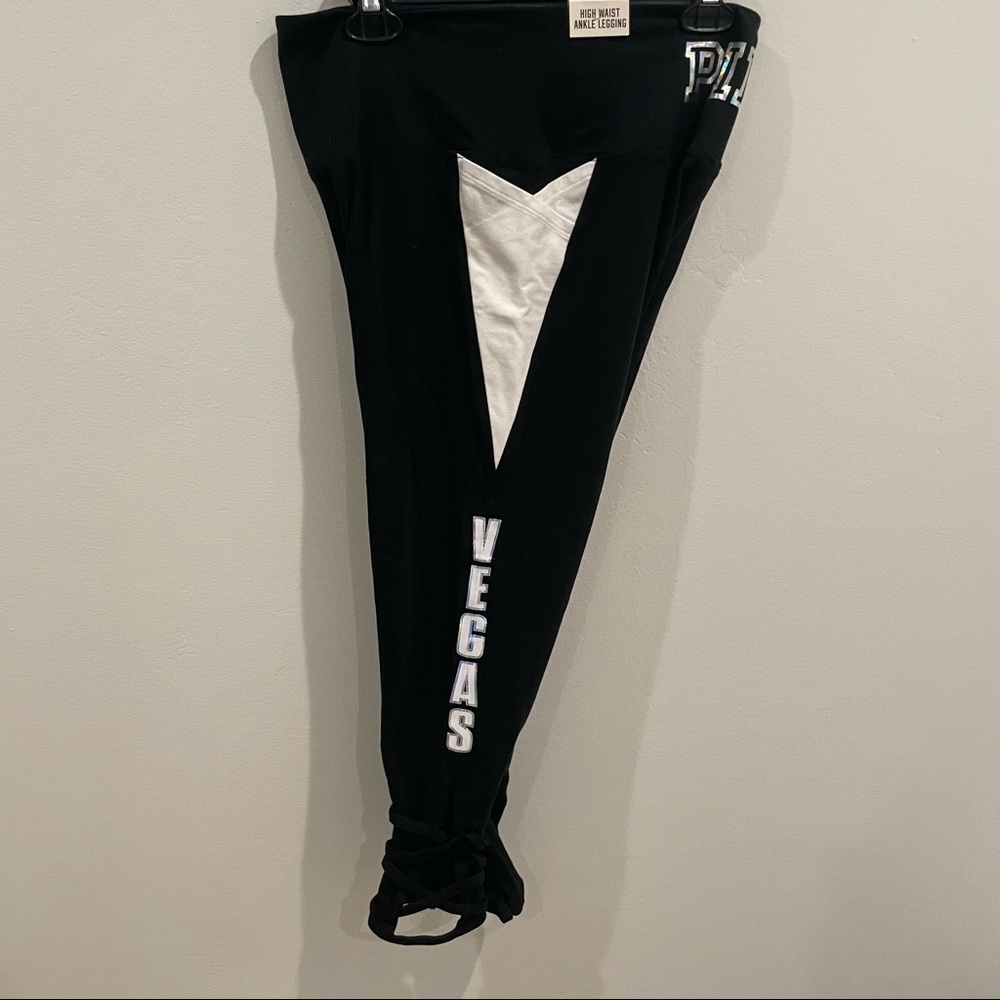 VEGAS X PINK CRISS CROSS LEGGINGS